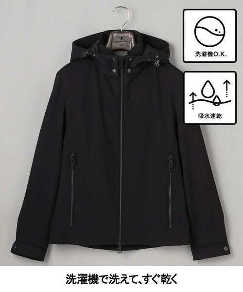 gotairiku / ゴタイリク その他アウター | 仕事で着られる【シワになりにくい/洗える/ストレッチ/吸水速乾】バブルテック フーデッドブルゾン | 詳細8
