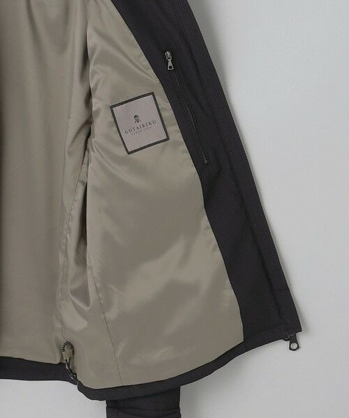gotairiku / ゴタイリク その他アウター | 仕事で着られる【シワになりにくい/洗える/ストレッチ/吸水速乾】バブルテック フーデッドブルゾン | 詳細24