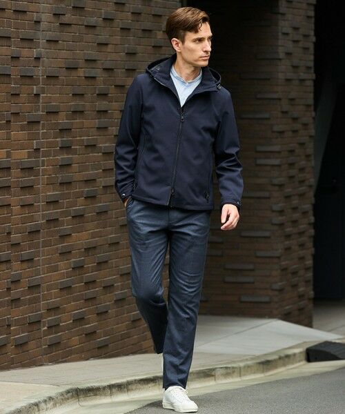 gotairiku / ゴタイリク その他アウター | 仕事で着られる【シワになりにくい/洗える/ストレッチ/吸水速乾】バブルテック フーデッドブルゾン | 詳細25