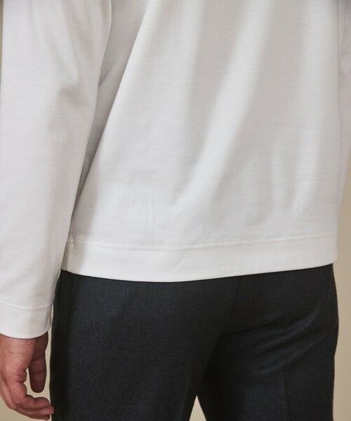 gotairiku / ゴタイリク カットソー | 仕事で着られる 綿100％ 【洗える】カバーネック ドレスTシャツ_ロング | 詳細30