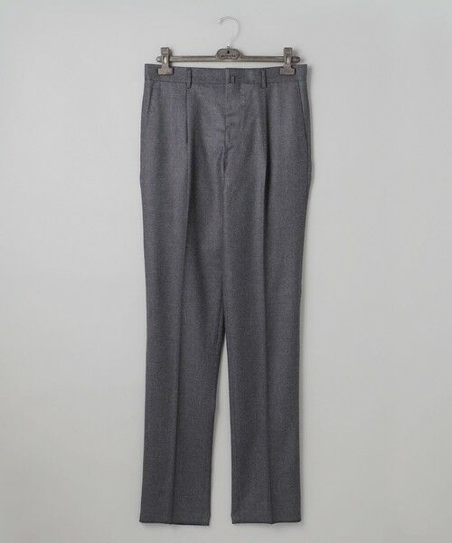 gotairiku/ゴタイリク 【保温性/ストレッチ/シワになりにくい】サキソニーストレッチパンツ_1タック(25年モデル） ライトグレー系 100