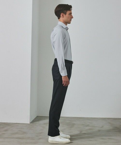 gotairiku / ゴタイリク その他パンツ | 【保温性/ストレッチ/シワになりにくい】サキソニーストレッチパンツ_1タック(25年モデル） | 詳細12