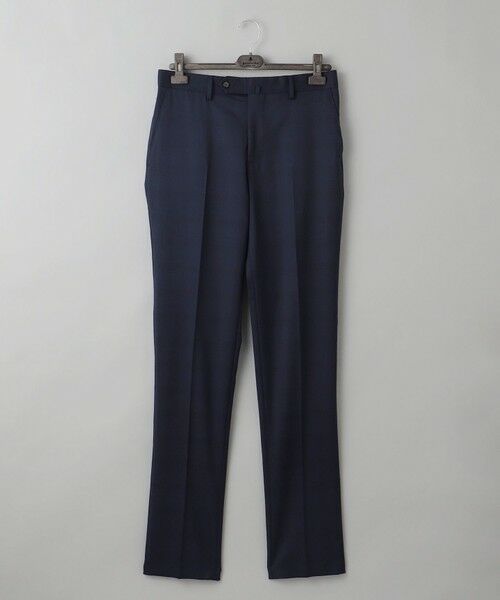 gotairiku / ゴタイリク セットアップ | 横に伸びる【TasmaniaWool/タマニアウール】ストレッチ スーツ__ネイビー格子柄 | 詳細11