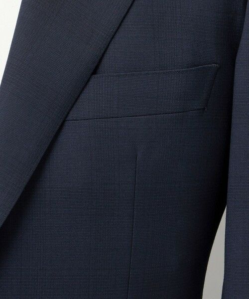 gotairiku / ゴタイリク セットアップ | 横に伸びる【TasmaniaWool/タマニアウール】ストレッチ スーツ__ネイビー格子柄 | 詳細4