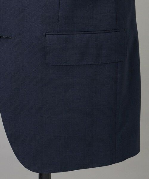 gotairiku / ゴタイリク セットアップ | 横に伸びる【TasmaniaWool/タマニアウール】ストレッチ スーツ__ネイビー格子柄 | 詳細6