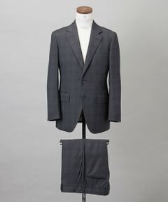 gotairiku / ゴタイリク セットアップ | 横に伸びる【TasmaniaWool/タマニアウール】ストレッチ スーツ_グレー格子柄