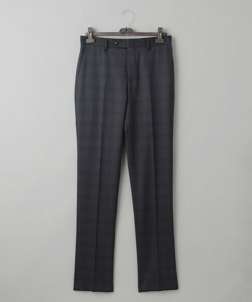 gotairiku / ゴタイリク セットアップ | 横に伸びる【TasmaniaWool/タマニアウール】ストレッチ スーツ_グレー格子柄 | 詳細11