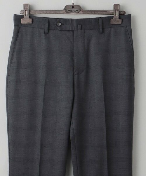 gotairiku / ゴタイリク セットアップ | 横に伸びる【TasmaniaWool/タマニアウール】ストレッチ スーツ_グレー格子柄 | 詳細13