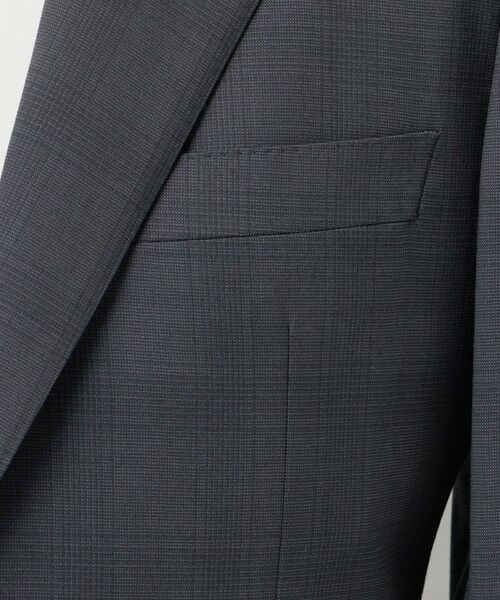 gotairiku / ゴタイリク セットアップ | 横に伸びる【TasmaniaWool/タマニアウール】ストレッチ スーツ_グレー格子柄 | 詳細4