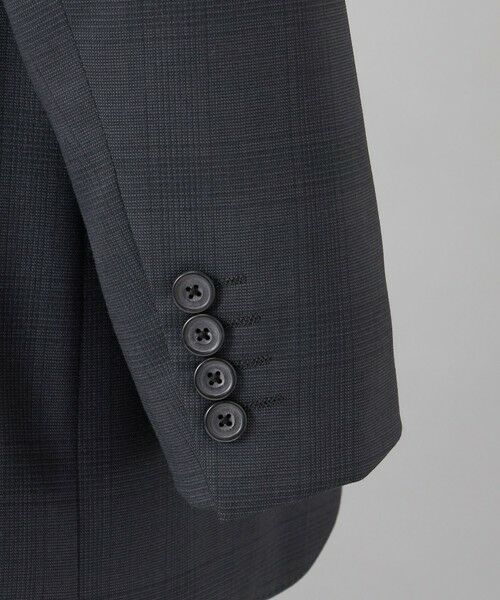 gotairiku / ゴタイリク セットアップ | 横に伸びる【TasmaniaWool/タマニアウール】ストレッチ スーツ_グレー格子柄 | 詳細5
