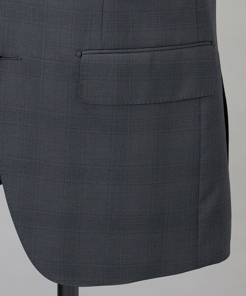 gotairiku / ゴタイリク セットアップ | 横に伸びる【TasmaniaWool/タマニアウール】ストレッチ スーツ_グレー格子柄 | 詳細6