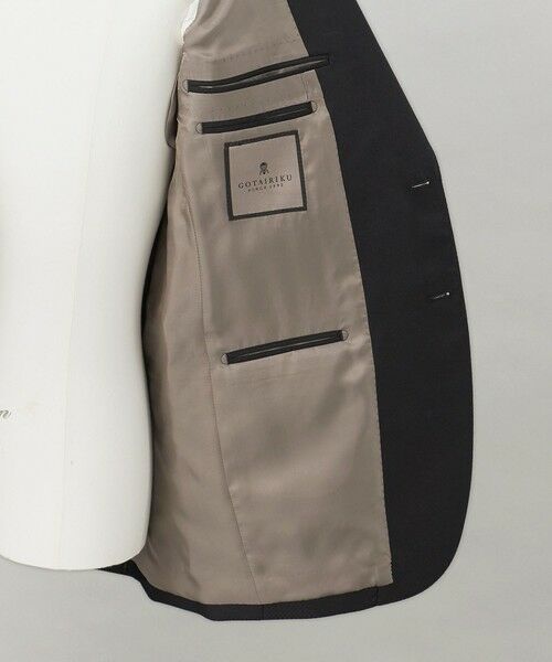 gotairiku / ゴタイリク セットアップ | シワになりにくい【御幸毛織/みゆきけおり】DRY SPINNER(ドライスピナー)スーツ_ブラック | 詳細11