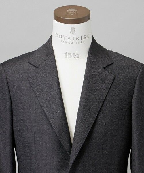 gotairiku / ゴタイリク セットアップ | 【Loro Piana Fabric】365 通年スーツ(グレー×格子) | 詳細3