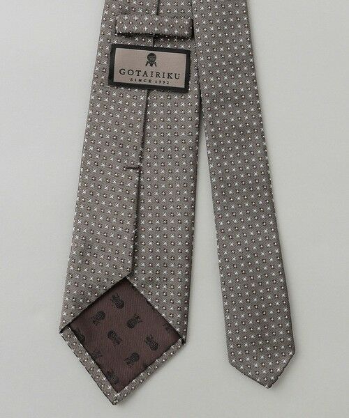 gotairiku / ゴタイリク ネクタイ | GOTAIRIKU別注【日本製】シルク ネクタイ_小紋柄 | 詳細2