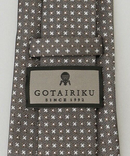 gotairiku / ゴタイリク ネクタイ | GOTAIRIKU別注【日本製】シルク ネクタイ_小紋柄 | 詳細4