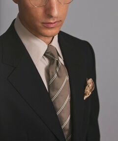 gotairiku / ゴタイリク ネクタイ | GOTAIRIKU別注【日本製】シルク ネクタイ_レジメンタル柄