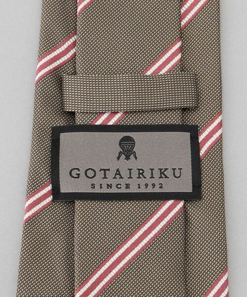 gotairiku / ゴタイリク ネクタイ | GOTAIRIKU別注【日本製】シルク ネクタイ_レジメンタル柄 | 詳細11