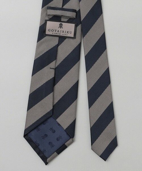 gotairiku / ゴタイリク ネクタイ | GOTAIRIKU別注【日本製】シルク ネクタイ_レジメンタル柄 | 詳細2