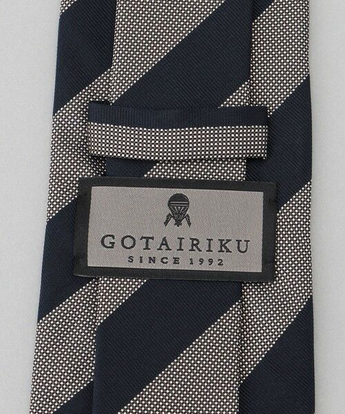 gotairiku / ゴタイリク ネクタイ | GOTAIRIKU別注【日本製】シルク ネクタイ_レジメンタル柄 | 詳細4