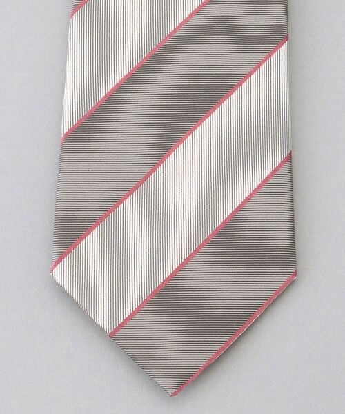 gotairiku / ゴタイリク ネクタイ | GOTAIRIKU別注【日本製】シルク ネクタイ_レジメンタル柄 | 詳細1