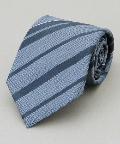 gotairiku / ゴタイリク ネクタイ | GOTAIRIKU別注【日本製】シルク ネクタイ_レジメンタル柄 | 詳細3