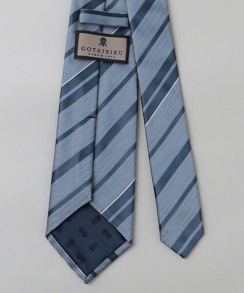 gotairiku / ゴタイリク ネクタイ | GOTAIRIKU別注【日本製】シルク ネクタイ_レジメンタル柄 | 詳細5