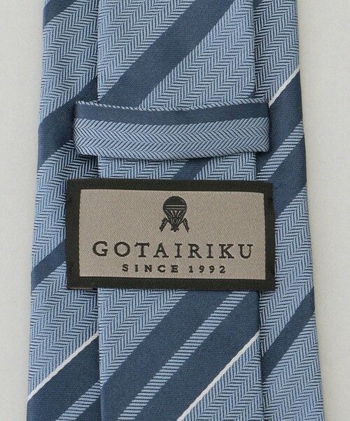 gotairiku / ゴタイリク ネクタイ | GOTAIRIKU別注【日本製】シルク ネクタイ_レジメンタル柄 | 詳細7