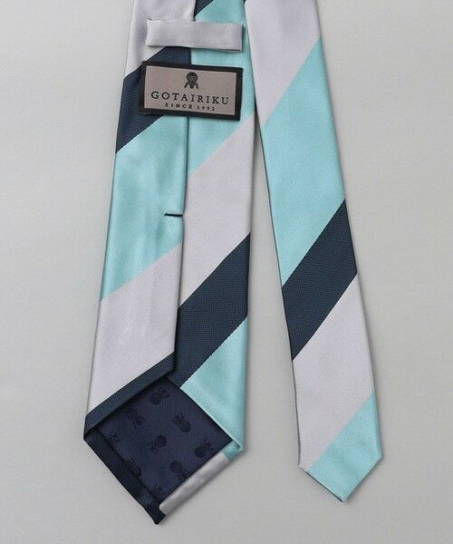 gotairiku / ゴタイリク ネクタイ | GOTAIRIKU別注【日本製】シルク ネクタイ_レジメンタル柄 | 詳細5