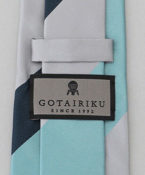 gotairiku / ゴタイリク ネクタイ | GOTAIRIKU別注【日本製】シルク ネクタイ_レジメンタル柄 | 詳細7