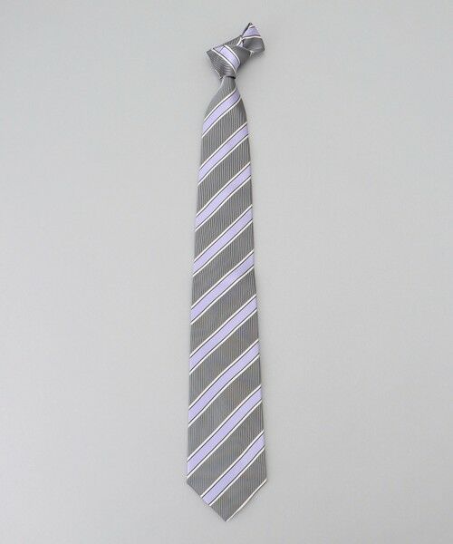 gotairiku / ゴタイリク ネクタイ | GOTAIRIKU別注【日本製】シルク ネクタイ_レジメンタル柄 | 詳細3