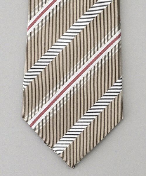 gotairiku / ゴタイリク ネクタイ | GOTAIRIKU別注【日本製】シルク ネクタイ_レジメンタル柄 | 詳細1