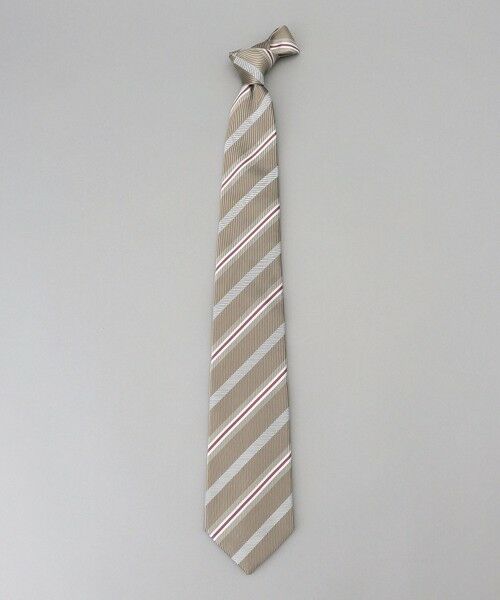 gotairiku / ゴタイリク ネクタイ | GOTAIRIKU別注【日本製】シルク ネクタイ_レジメンタル柄 | 詳細3