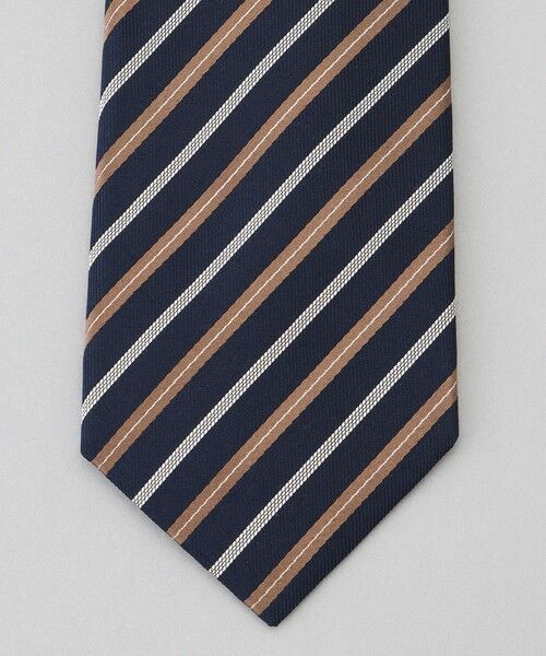 gotairiku / ゴタイリク ネクタイ | GOTAIRIKU別注【日本製】シルク ネクタイ_レジメンタル柄 | 詳細1