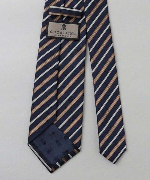 gotairiku / ゴタイリク ネクタイ | GOTAIRIKU別注【日本製】シルク ネクタイ_レジメンタル柄 | 詳細2