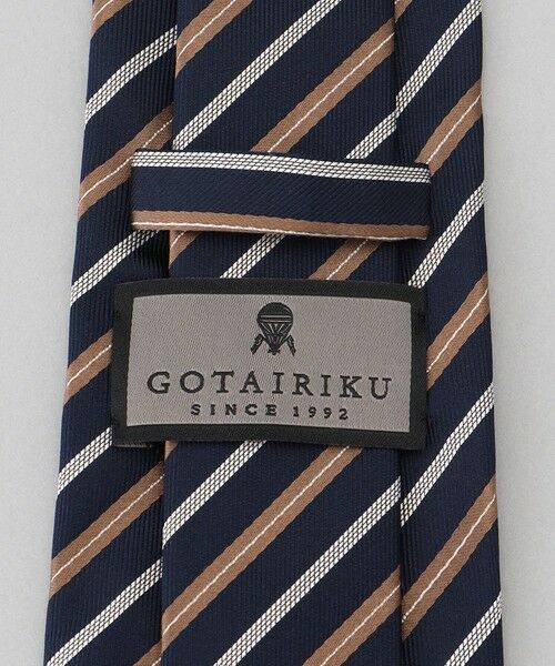 gotairiku / ゴタイリク ネクタイ | GOTAIRIKU別注【日本製】シルク ネクタイ_レジメンタル柄 | 詳細4