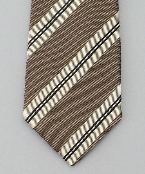 gotairiku / ゴタイリク ネクタイ | GOTAIRIKU別注【日本製】シルク ネクタイ_レジメンタル柄 | 詳細1
