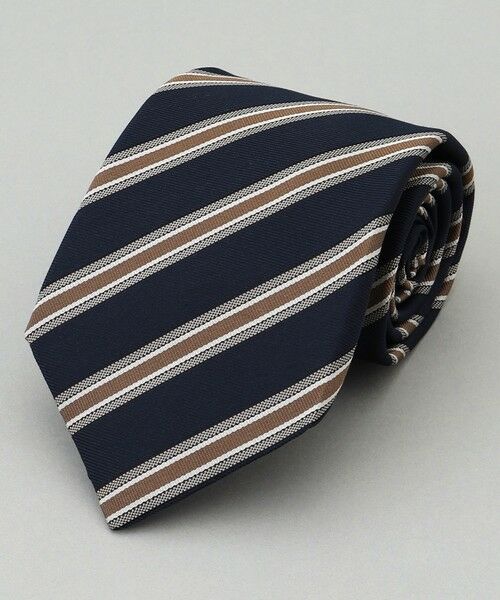 gotairiku / ゴタイリク ネクタイ | GOTAIRIKU別注【日本製】シルク ネクタイ_レジメンタル柄 | 詳細4