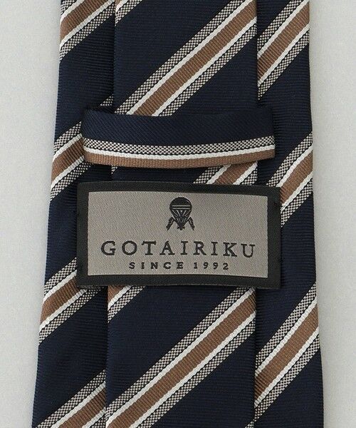 gotairiku / ゴタイリク ネクタイ | GOTAIRIKU別注【日本製】シルク ネクタイ_レジメンタル柄 | 詳細8
