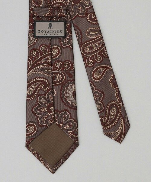 gotairiku / ゴタイリク ネクタイ | GOTAIRIKU別注【MANTERO/マンテロ】ネクタイ_ペイズリー柄 | 詳細2