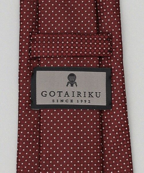 gotairiku / ゴタイリク ネクタイ | GOTAIRIKU別注【MANTERO/マンテロ】ネクタイ_ドット柄 | 詳細4