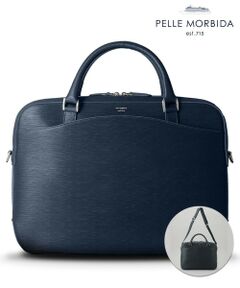 gotairiku / ゴタイリク ビジネスバッグ | 日本製【PELLE MORBIDA】型押しレザー ブリーフバッグ