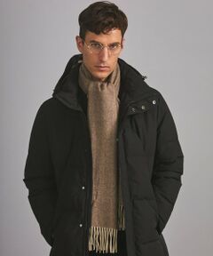 gotairiku / ゴタイリク マフラー・ショール・スヌード・ストール | 【カシミヤ100％】 幅広 マフラー_ヘリンボーン柄(40×180)