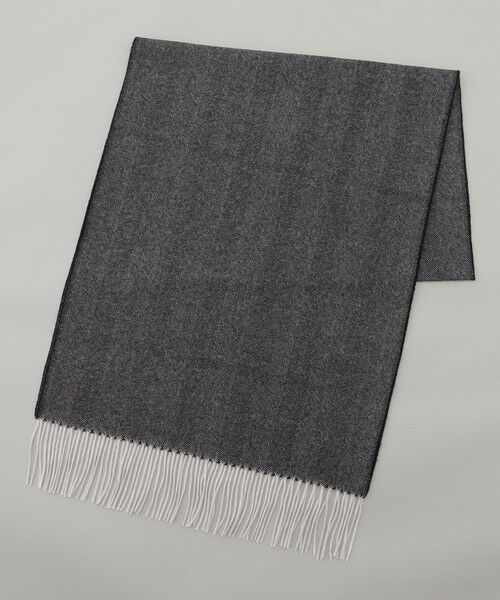 gotairiku / ゴタイリク マフラー・ショール・スヌード・ストール | 【カシミヤ100％】 幅広 マフラー_ヘリンボーン柄(40×180) | 詳細3