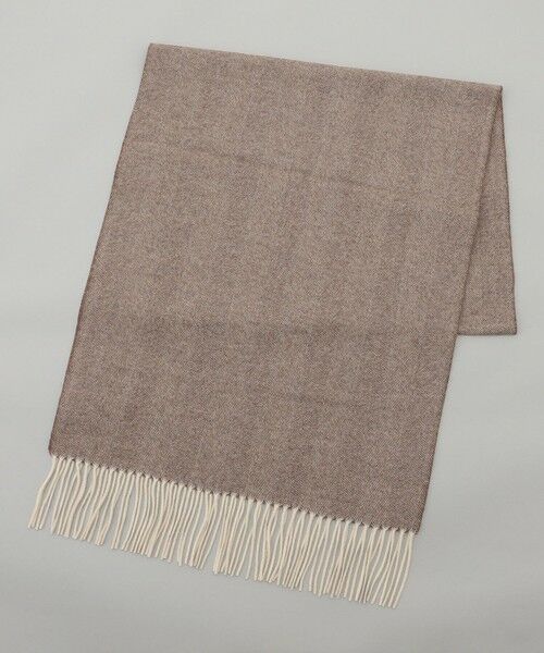 gotairiku / ゴタイリク マフラー・ショール・スヌード・ストール | 【カシミヤ100％】 幅広 マフラー_ヘリンボーン柄(40×180) | 詳細9