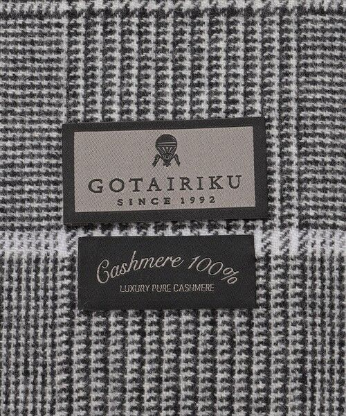 gotairiku / ゴタイリク マフラー・ショール・スヌード・ストール | 【カシミヤ100％】 幅広 マフラー_グレンチェック柄(40×180) | 詳細7