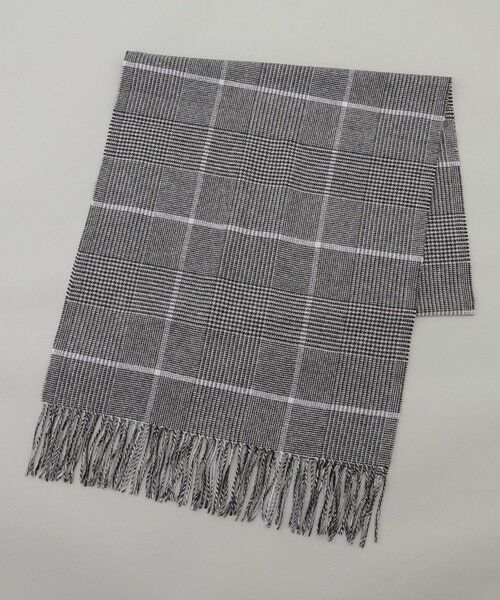 gotairiku / ゴタイリク マフラー・ショール・スヌード・ストール | 【カシミヤ100％】 幅広 マフラー_グレンチェック柄(40×180) | 詳細4