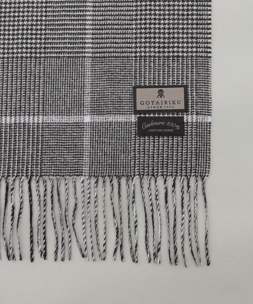 gotairiku / ゴタイリク マフラー・ショール・スヌード・ストール | 【カシミヤ100％】 幅広 マフラー_グレンチェック柄(40×180) | 詳細5