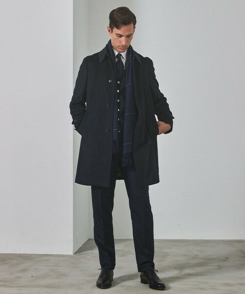 gotairiku / ゴタイリク マフラー・ショール・スヌード・ストール | 【カシミヤ100％】 幅広 マフラー_グレンチェック柄(40×180) | 詳細8