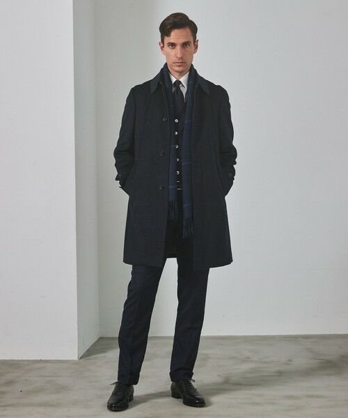 gotairiku / ゴタイリク マフラー・ショール・スヌード・ストール | 【カシミヤ100％】 幅広 マフラー_グレンチェック柄(40×180) | 詳細9