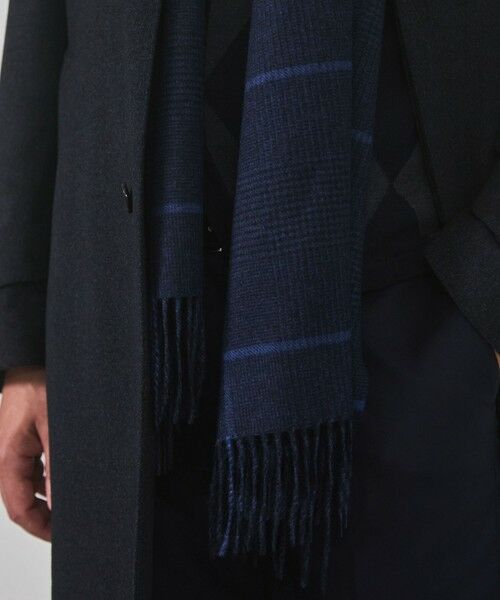 gotairiku / ゴタイリク マフラー・ショール・スヌード・ストール | 【カシミヤ100％】 幅広 マフラー_グレンチェック柄(40×180) | 詳細10